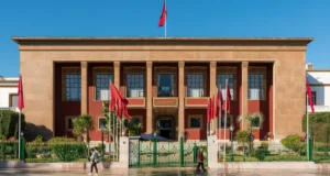 Parliament of Morocco building in Rabat