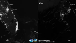 Satellite observation of climate and weather patterns