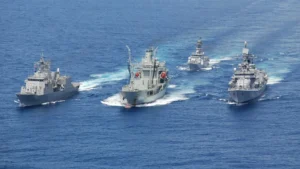 Indian Navy warships and naval vessels on maritime deployment